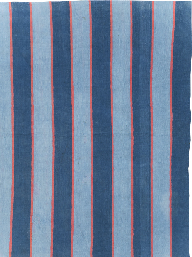 Vintage Indian Flatweave Dhurrie Square Rug, No.31023 - Gsblank