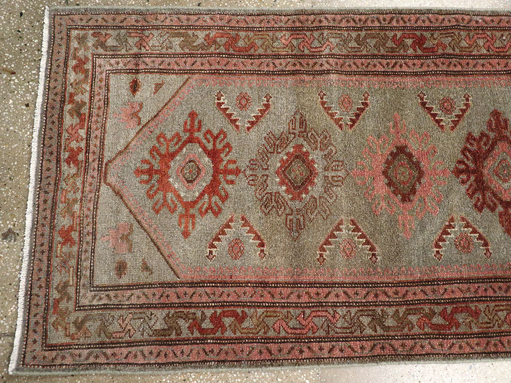 Vintage Persian Malayer Runner, No.31024 - Gsblank