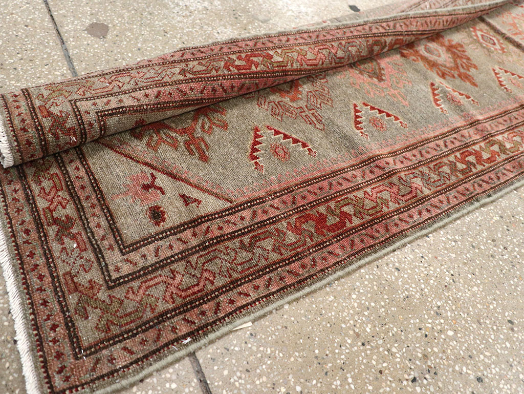 Vintage Persian Malayer Runner, No.31024 - Gsblank