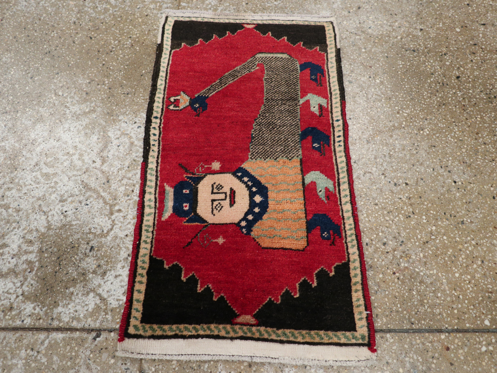 Vintage Anatolian Pictorial Rug, No.31026 - Gsblank