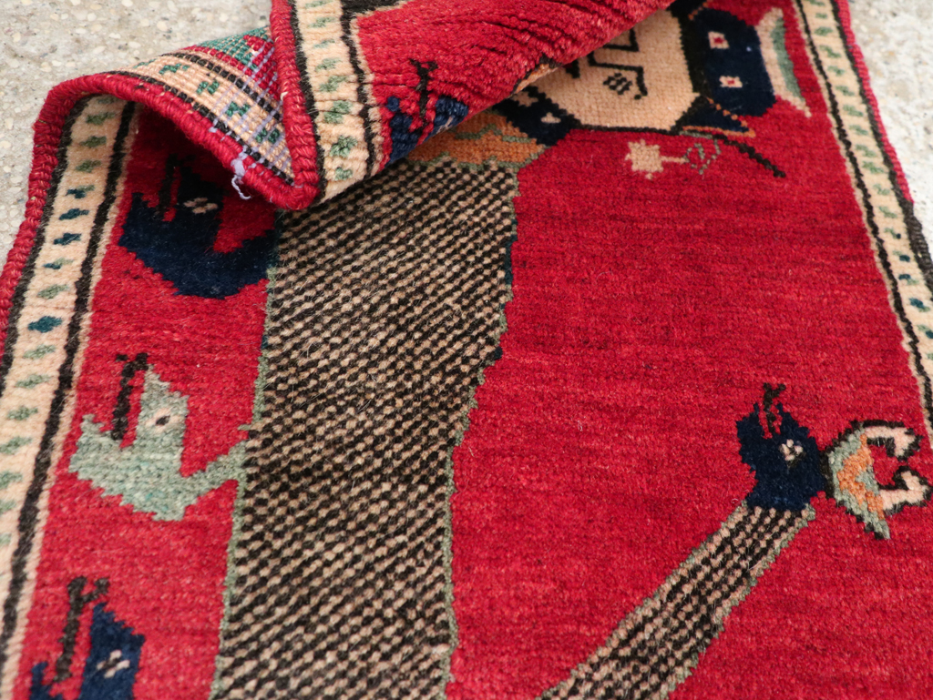 Vintage Anatolian Pictorial Rug, No.31026 - Gsblank