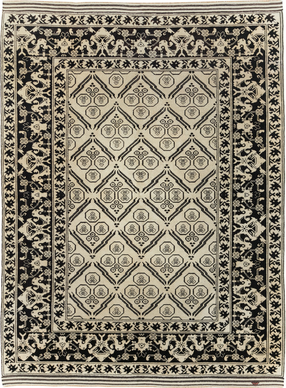 Vintage Turkish Anatolian Accent Rug, No.31028 - Gsblank