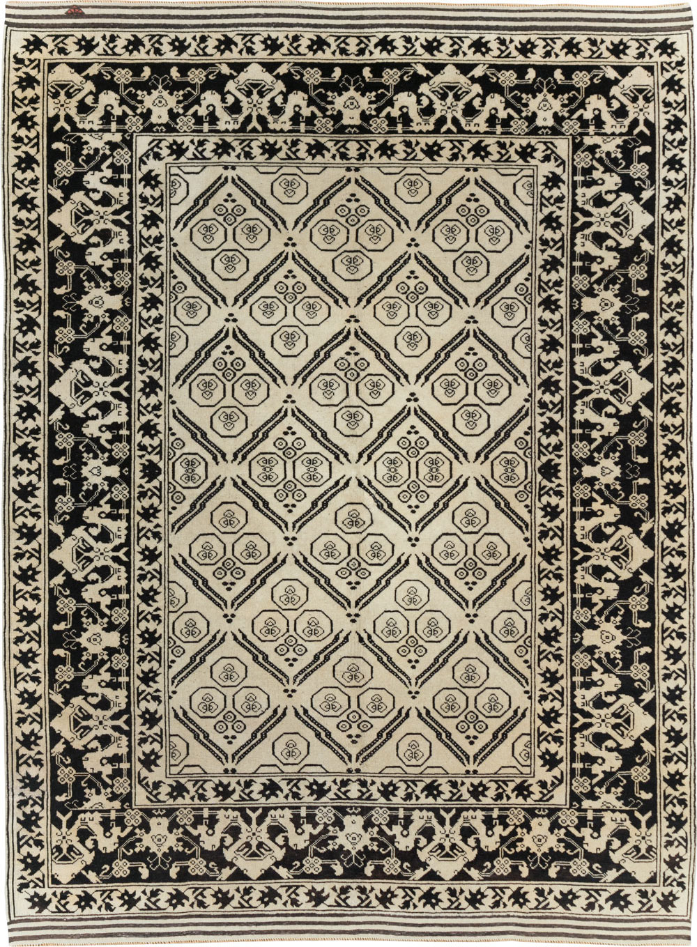 Vintage Turkish Anatolian Accent Rug, No.31028 - Gsblank