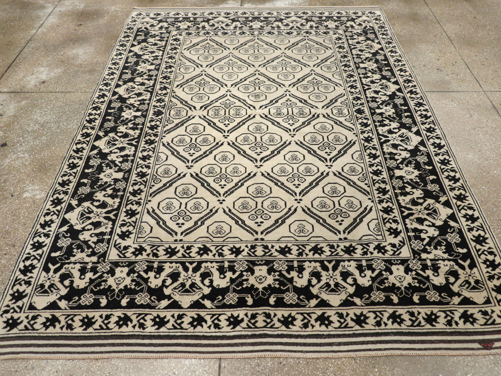 Vintage Turkish Anatolian Accent Rug, No.31028 - Gsblank