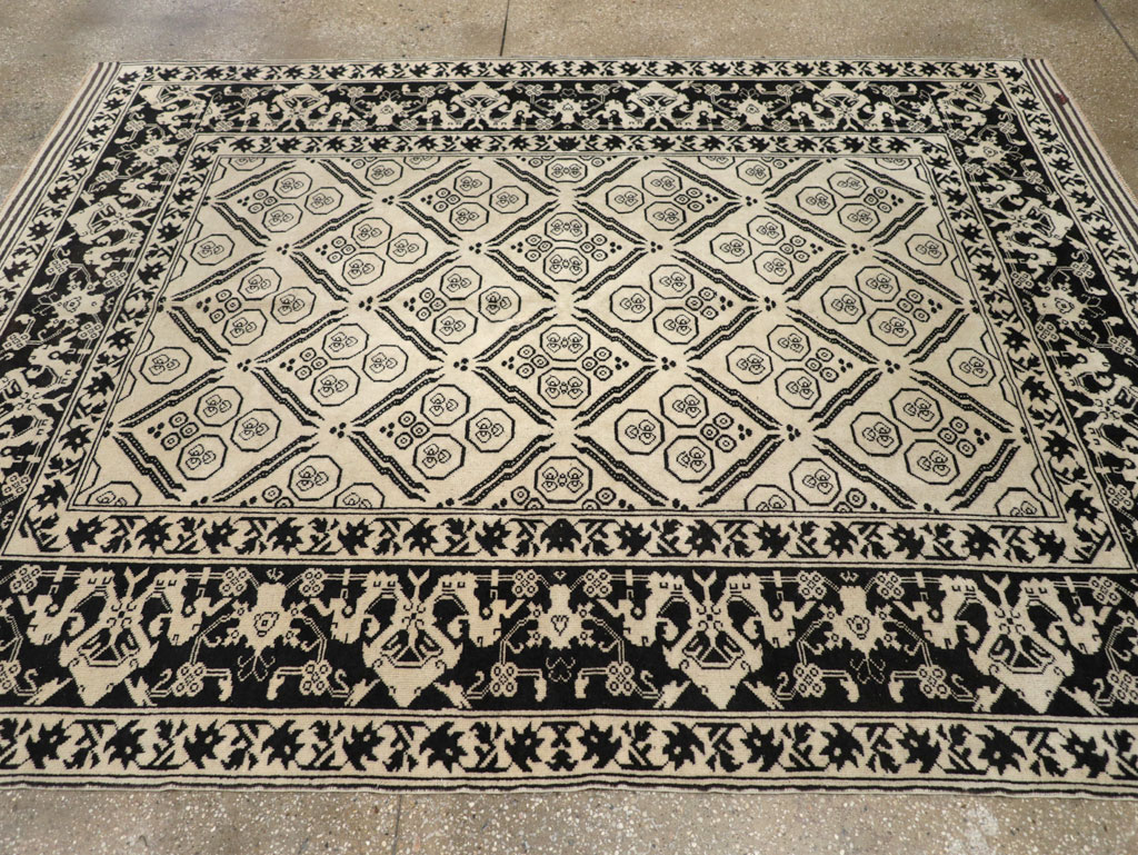 Vintage Turkish Anatolian Accent Rug, No.31028 - Gsblank
