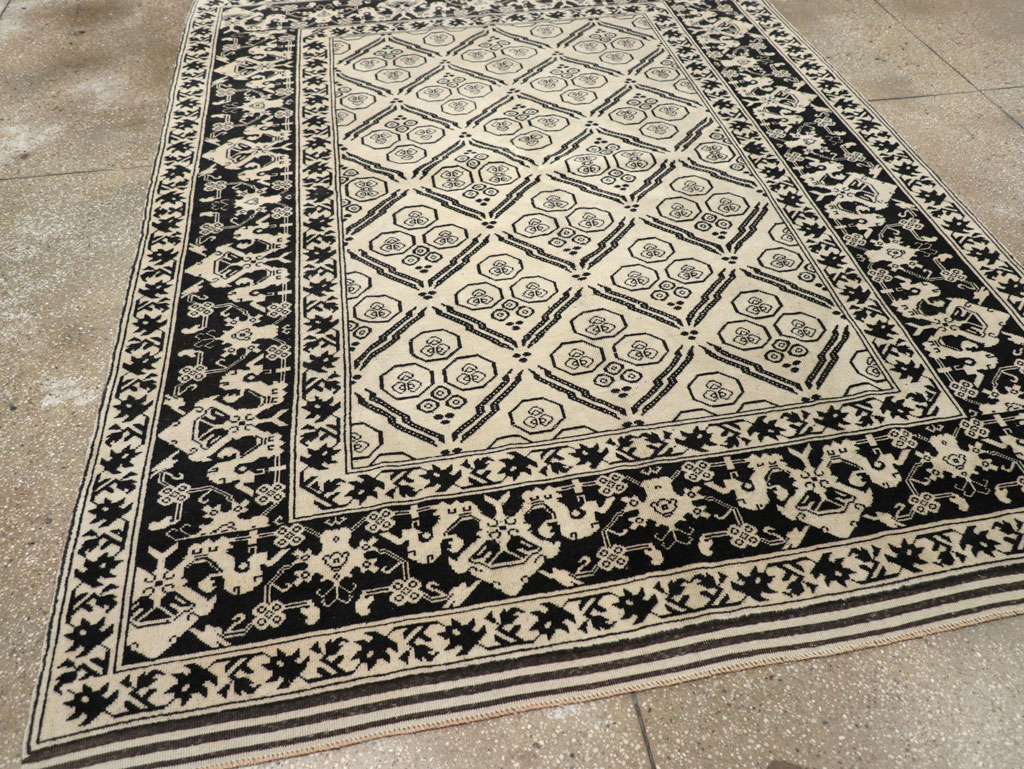 Vintage Turkish Anatolian Accent Rug, No.31028 - Gsblank