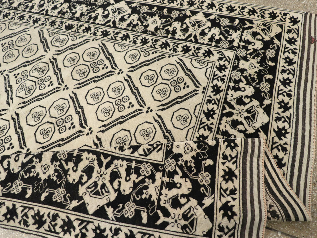 Vintage Turkish Anatolian Accent Rug, No.31028 - Gsblank