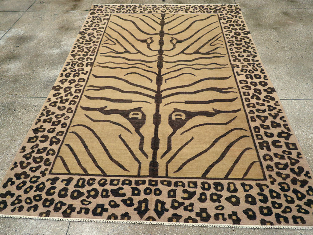 Modern Turkish Flatweave Kilim, No.31031 - Gsblank
