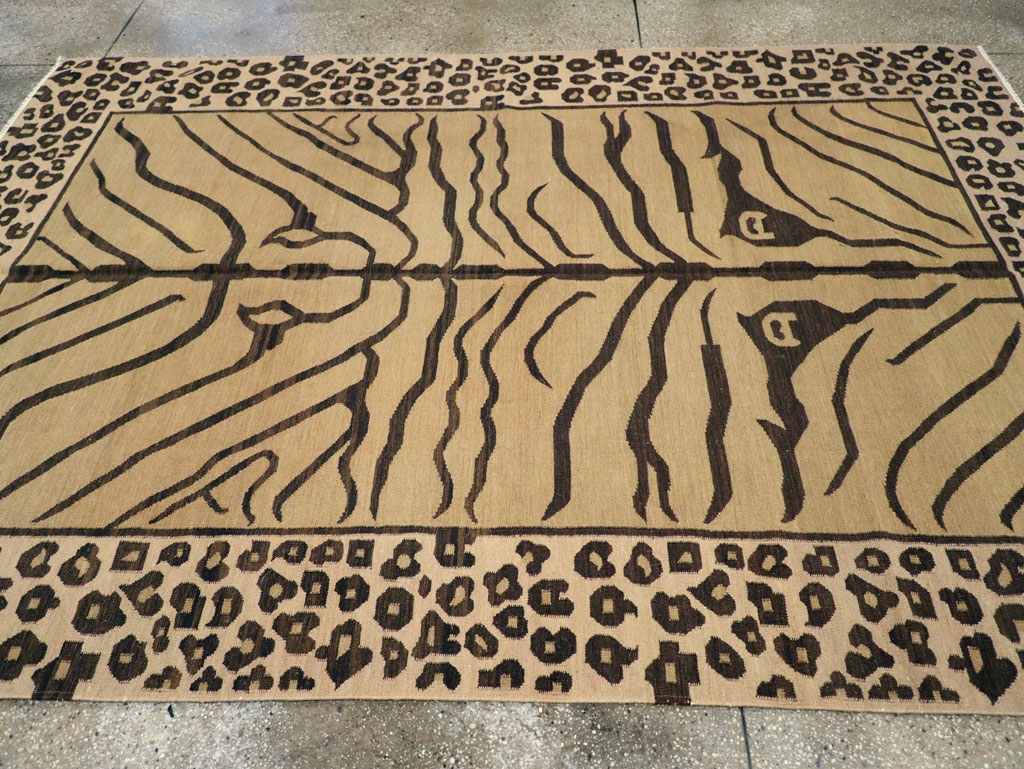 Modern Turkish Flatweave, No.31031 - Gsblank