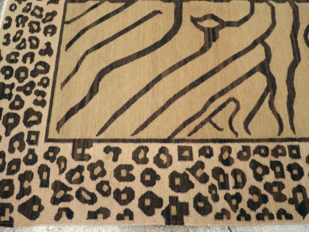 Modern Turkish Flatweave, No.31031 - Gsblank