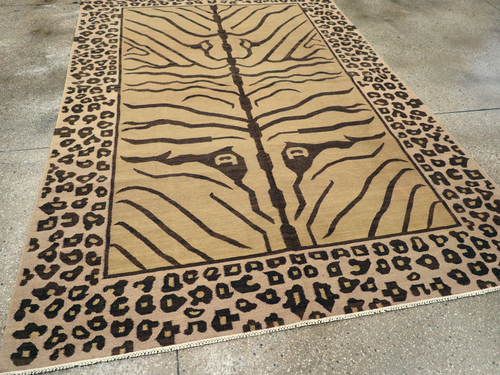 Modern Turkish Flatweave, No.31031 - Gsblank