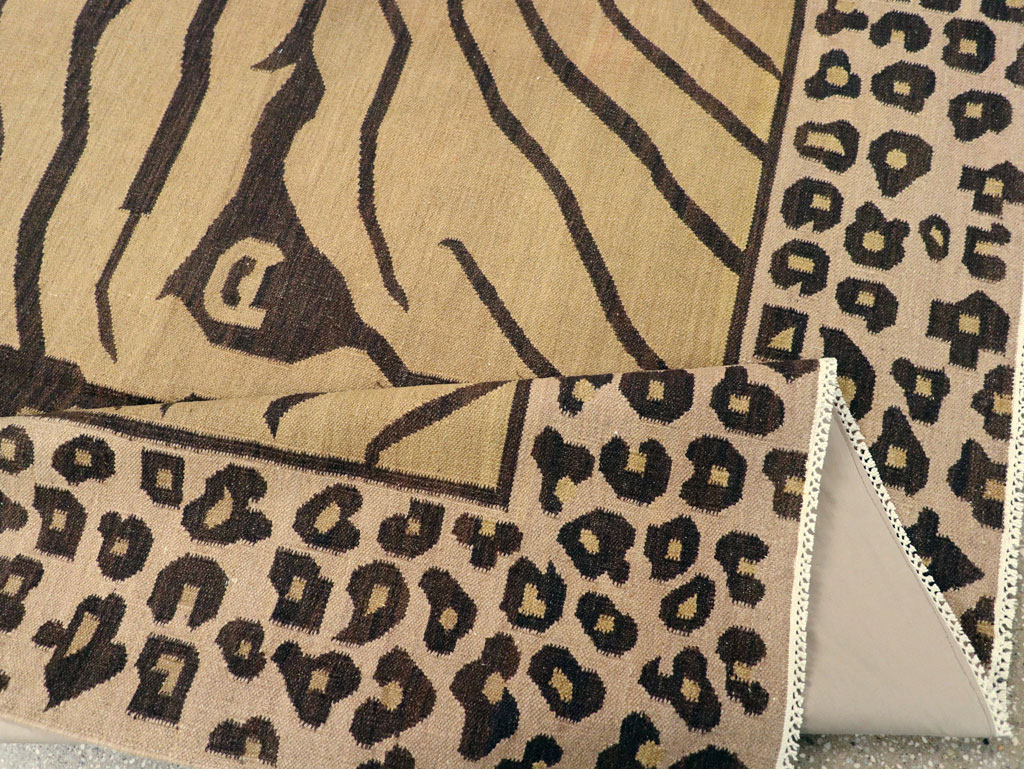 Modern Turkish Flatweave, No.31031 - Gsblank