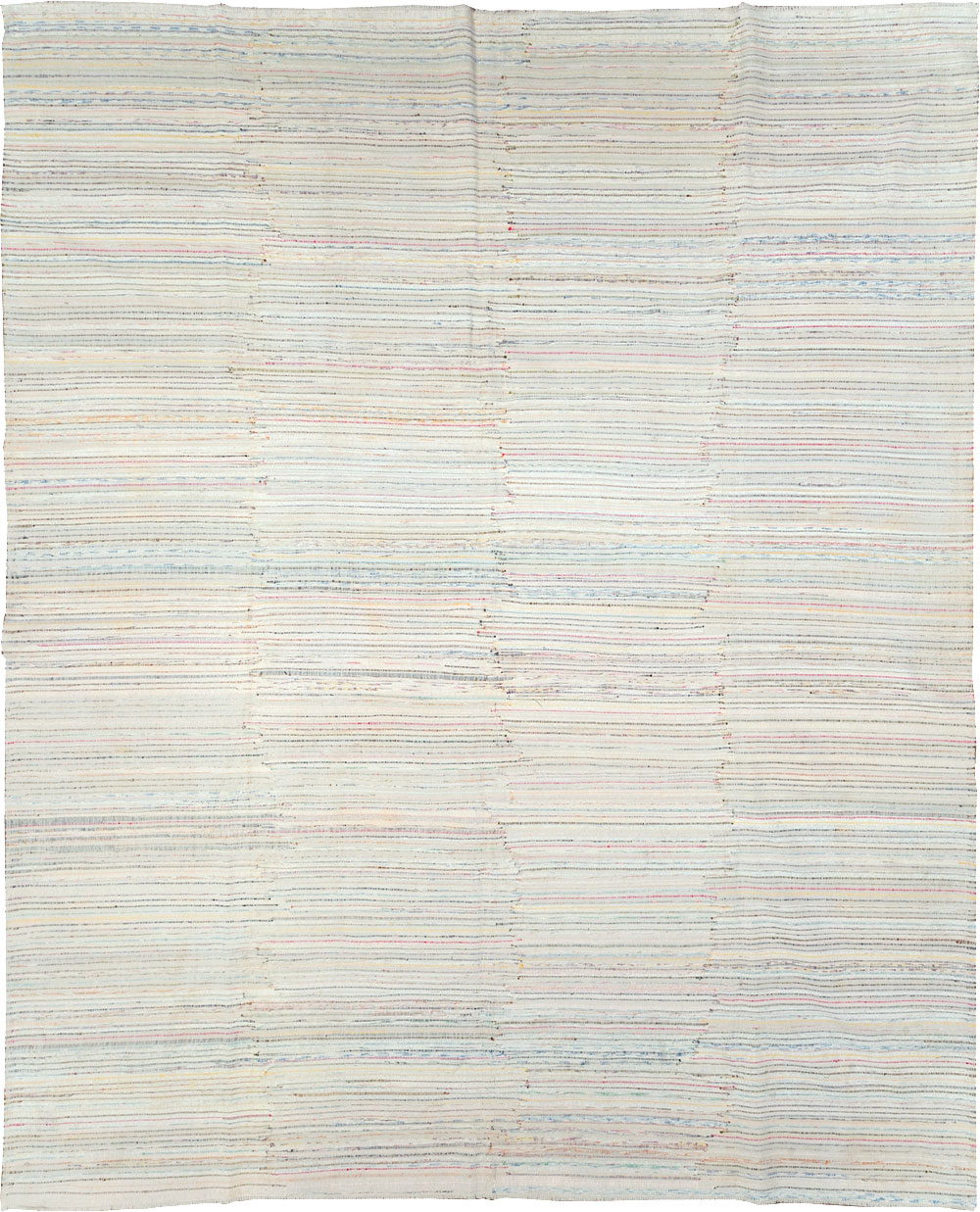 Vintage Turkish Flatweave Kilim Room Size Carpet, No.31033 - Gsblank