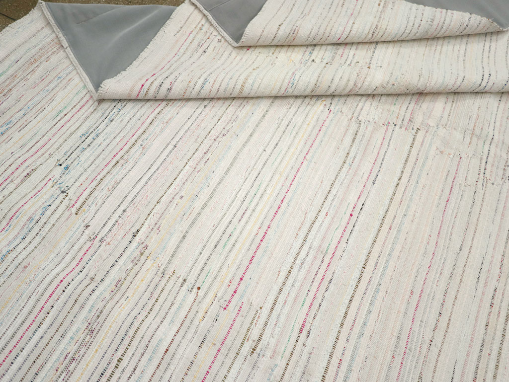 Vintage Turkish Flatweave Kilim Room Size Carpet, No.31033 - Gsblank