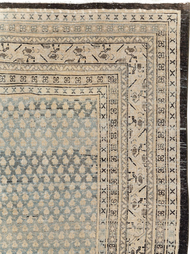 Antique Persian Tabriz Small Room Size Carpet, No.31035 - Gsblank