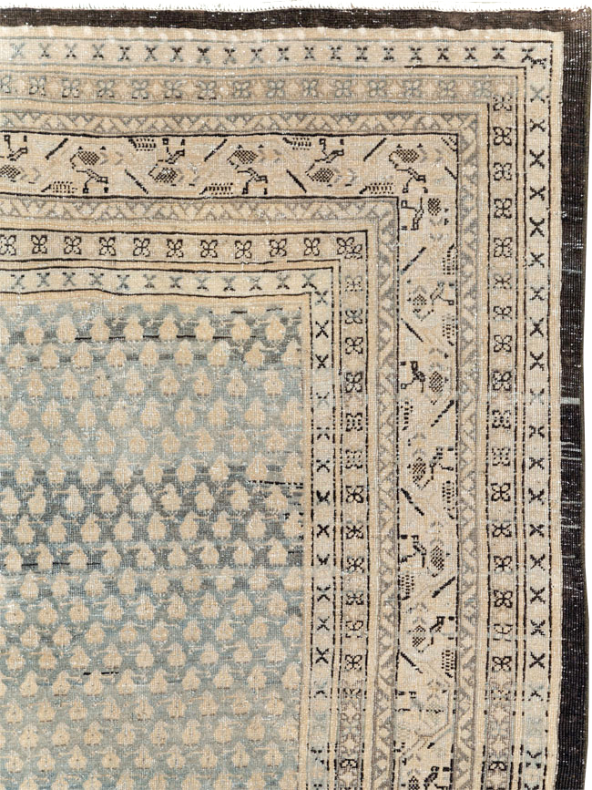 Antique Persian Tabriz Small Room Size Carpet, No.31035 - Gsblank