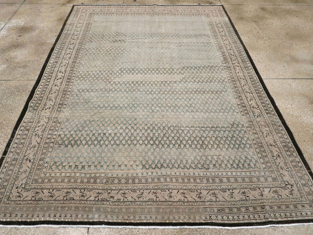 Antique Persian Tabriz Small Room Size Carpet, No.31035 - Gsblank