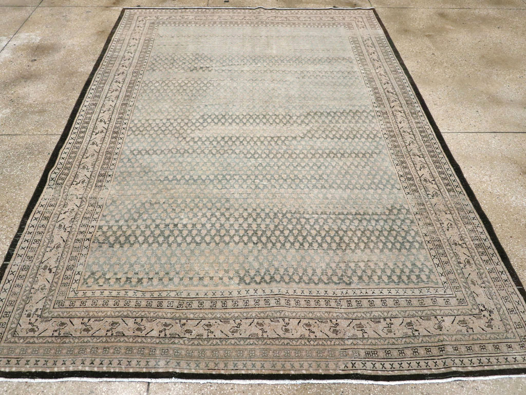Antique Persian Tabriz Small Room Size Carpet, No.31035 - Gsblank