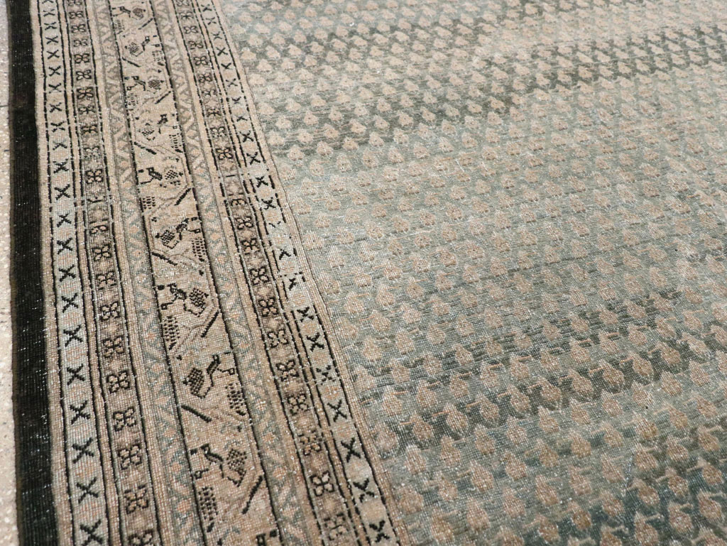 Antique Persian Tabriz Small Room Size Carpet, No.31035 - Gsblank