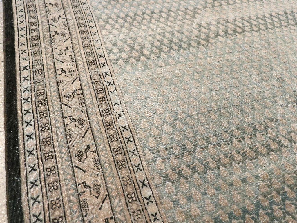 Antique Persian Tabriz Small Room Size Carpet, No.31035 - Gsblank