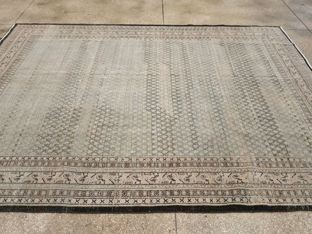 Antique Persian Tabriz Small Room Size Carpet, No.31035 - Gsblank