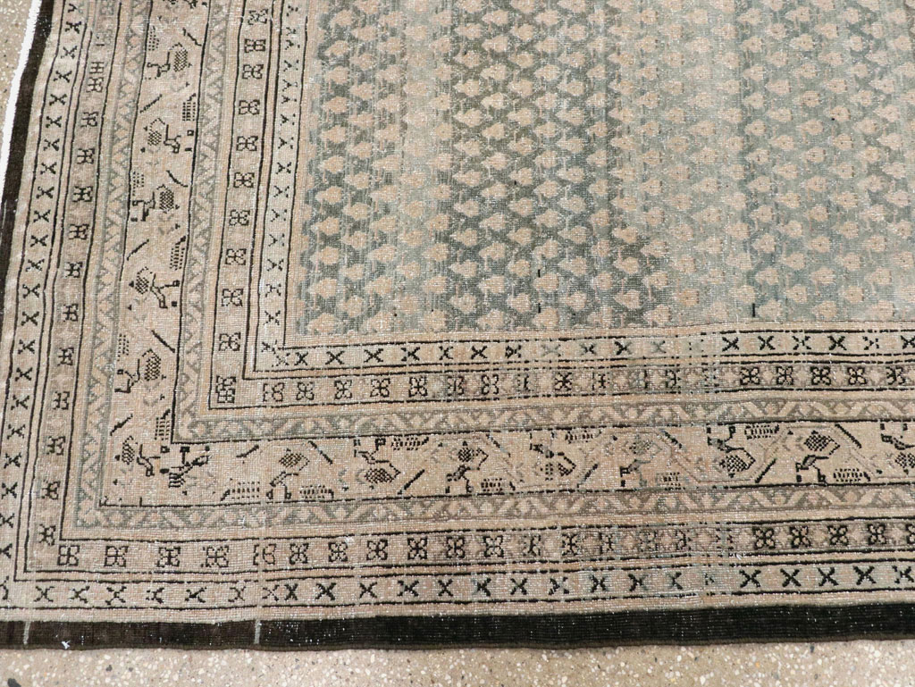 Antique Persian Tabriz Small Room Size Carpet, No.31035 - Gsblank