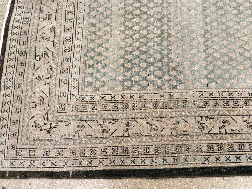 Antique Persian Tabriz Small Room Size Carpet, No.31035 - Gsblank