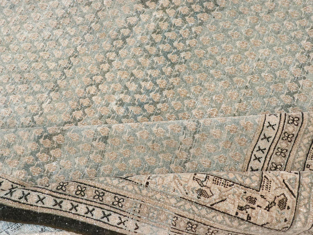 Antique Persian Tabriz Small Room Size Carpet, No.31035 - Gsblank