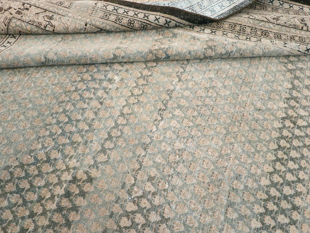 Antique Persian Tabriz Small Room Size Carpet, No.31035 - Gsblank