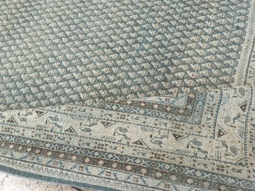 Vintage Persian Tabriz Accent Carpet, No.31037 - Gsblank