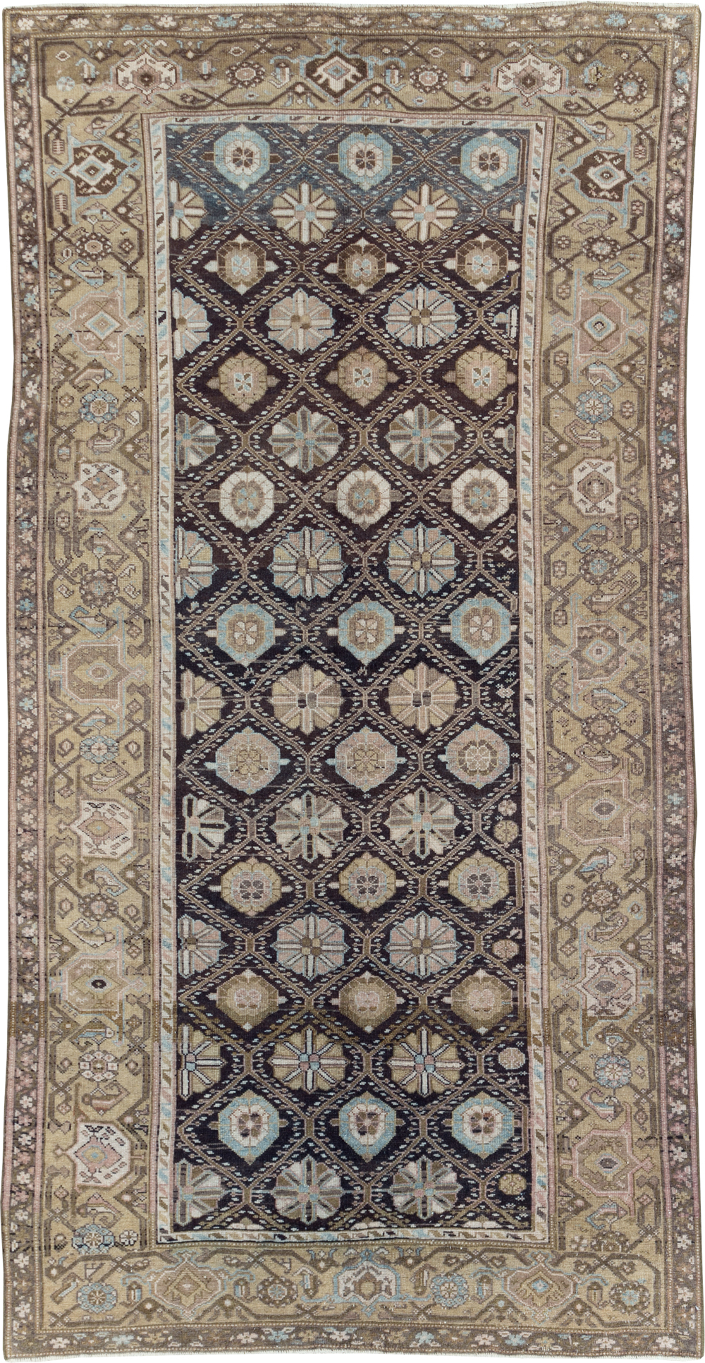 Antique Persian Kurd Gallery Rug, No.31038 - Gsblank