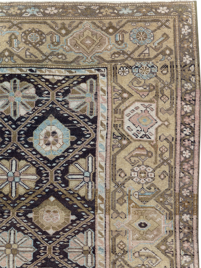 Antique Persian Kurd Gallery Rug, No.31038 - Gsblank