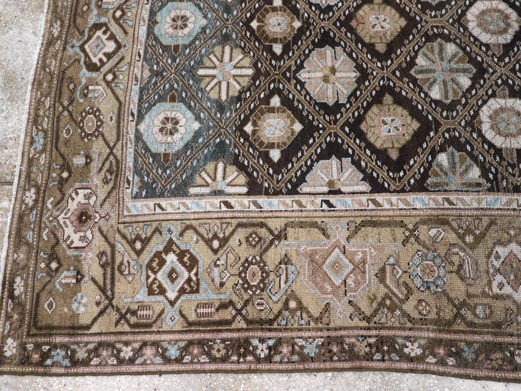 Antique Persian Kurd Gallery Rug, No.31038 - Gsblank