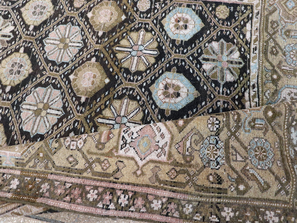Antique Persian Kurd Gallery Rug, No.31038 - Gsblank