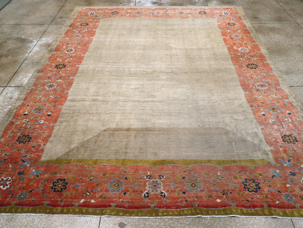 Antique Persian Mahal Room Size Carpet, No.31042 - Gsblank