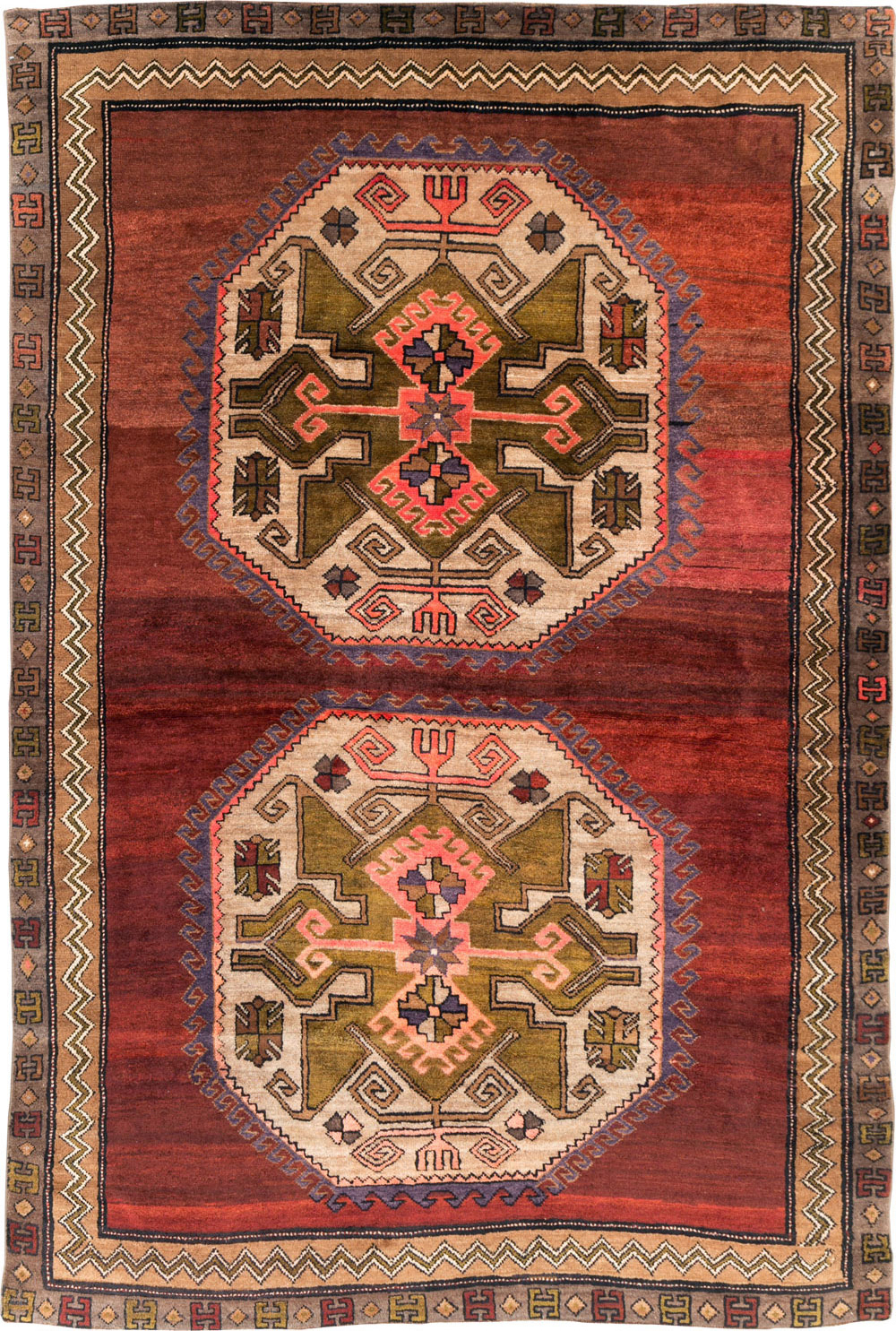 Vintage Turkish Anatolian Accent Rug, No.31047 - Gsblank