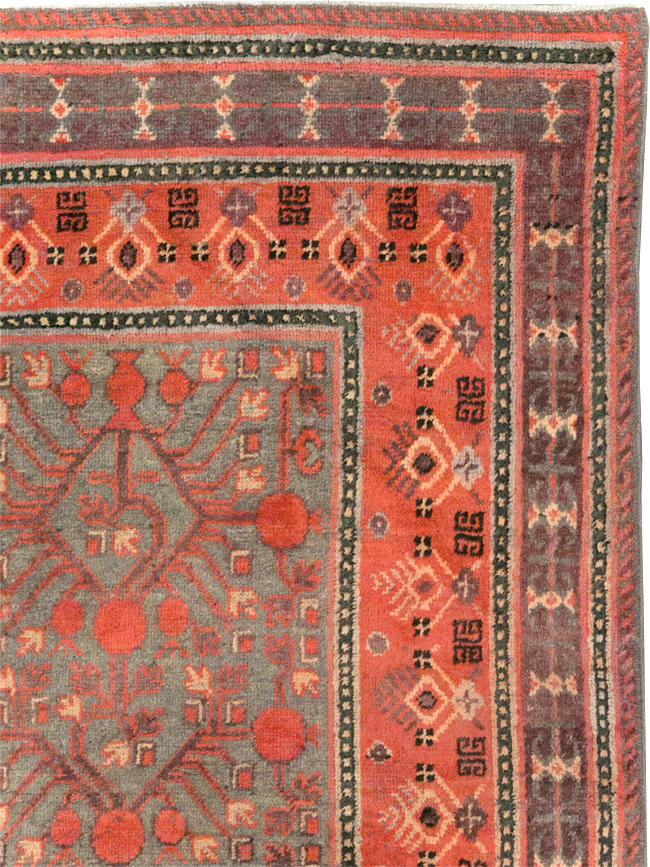 Antique Khotan Gallery Carpet, No.31050 - Gsblank