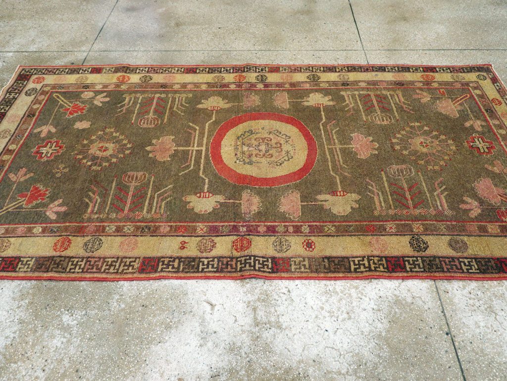 Antique East Turkestan Khotan Gallery Rug, No.31051 - Gsblank