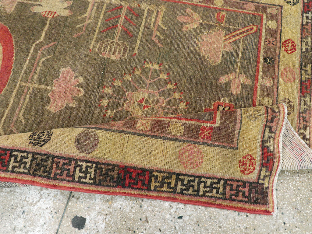 Antique East Turkestan Khotan Gallery Rug, No.31051 - Gsblank
