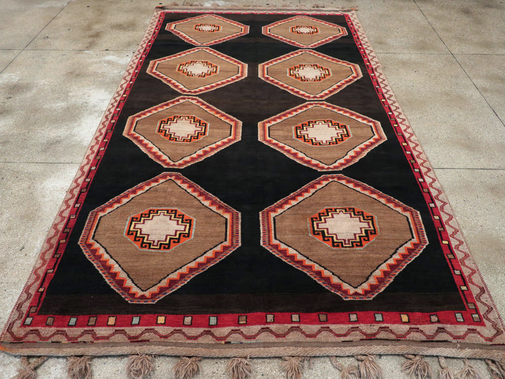 Vintage Turkish Anatolian Gallery Carpet, No.31054 - Gsblank
