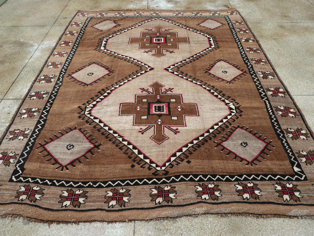 Vintage Turkish Anatolian Tribal Room Size Carpet, No.31055 - Gsblank