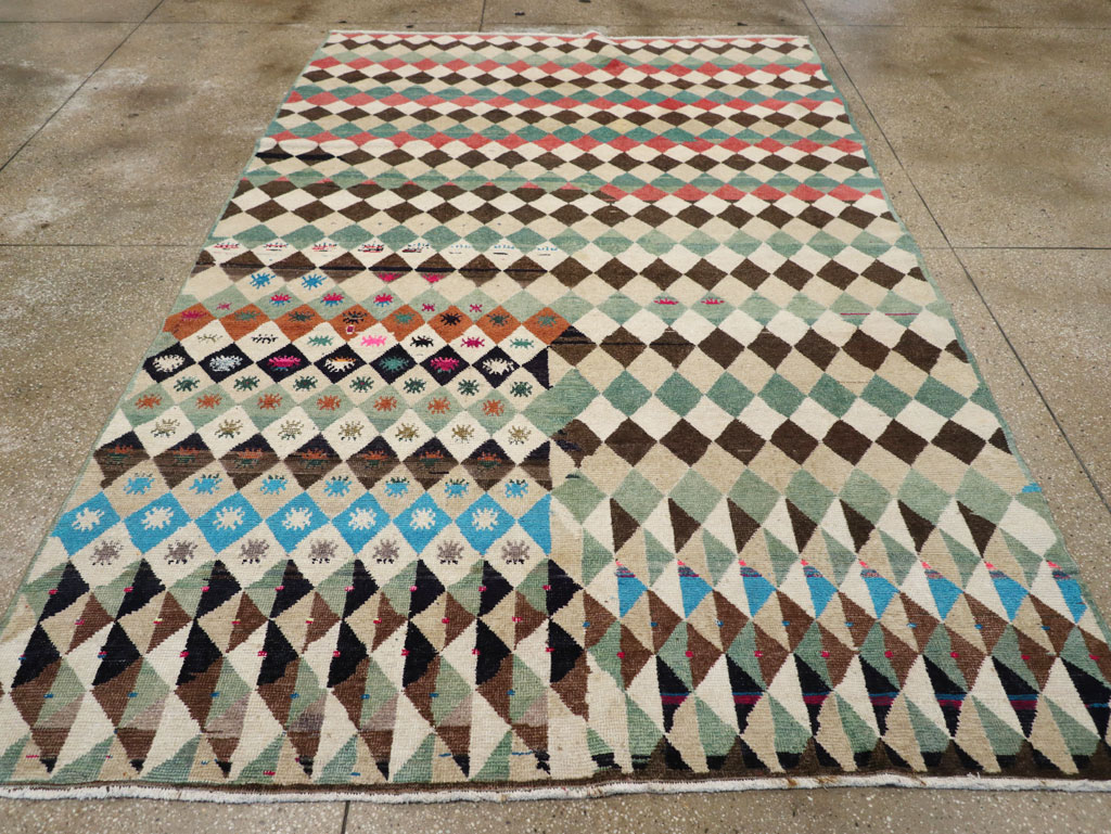 Vintage Turkish Anatolian Small Room Size Rug, No.31058 - Gsblank