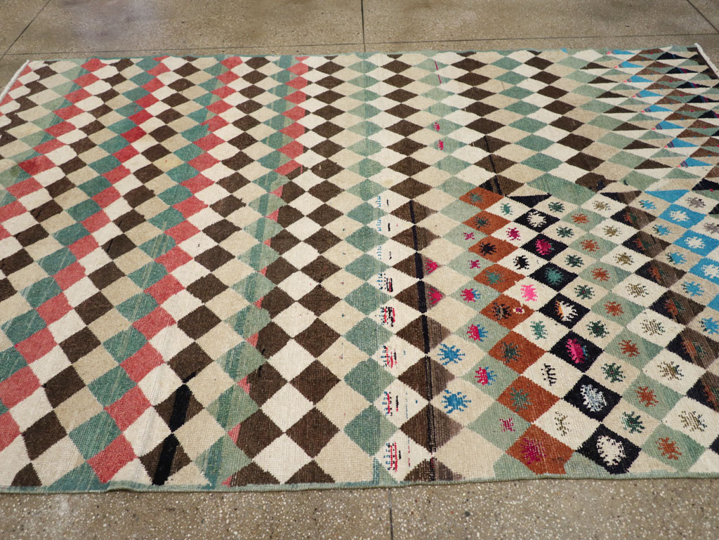 Vintage Turkish Anatolian Small Room Size Rug, No.31058 - Gsblank