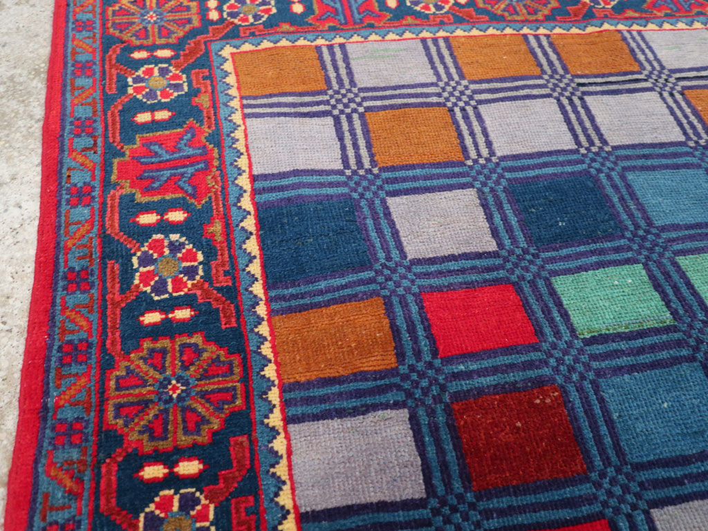 Vintage Persian Veece Throw Rug, No.31065 - Gsblank