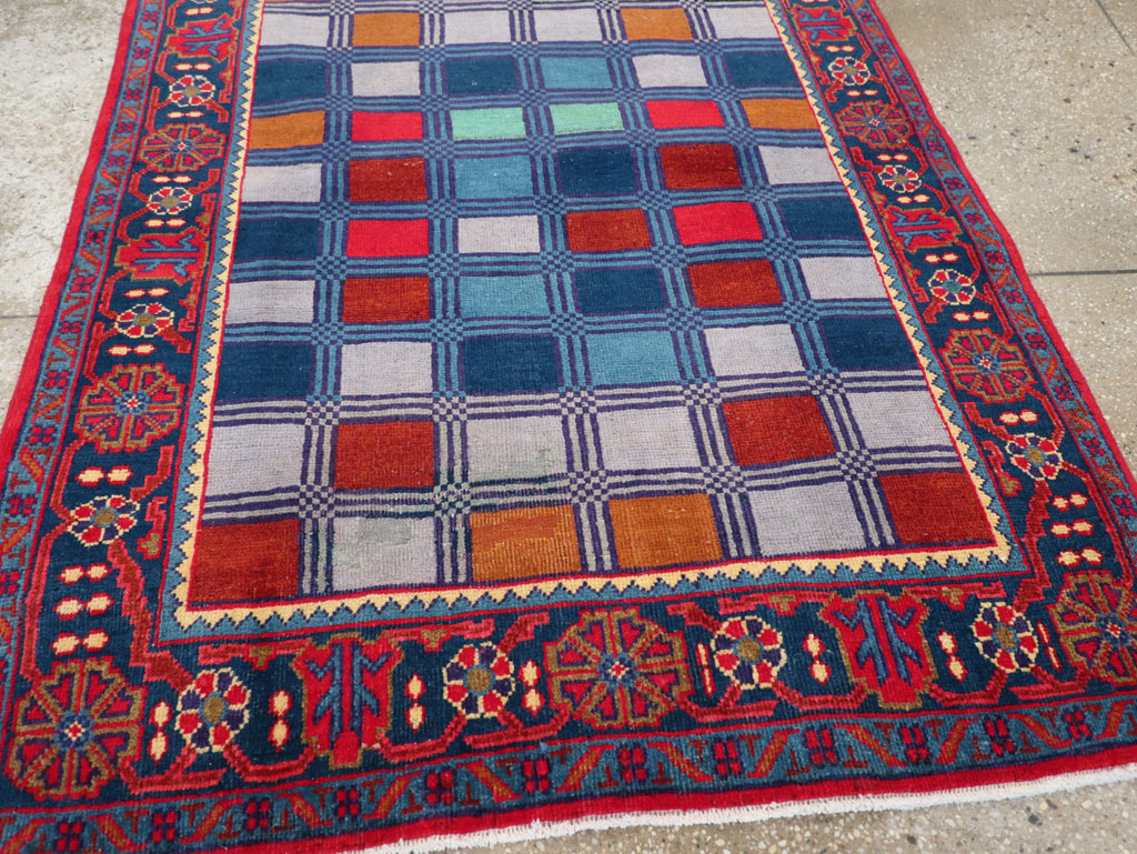 Vintage Persian Veece Throw Rug, No.31065 - Gsblank