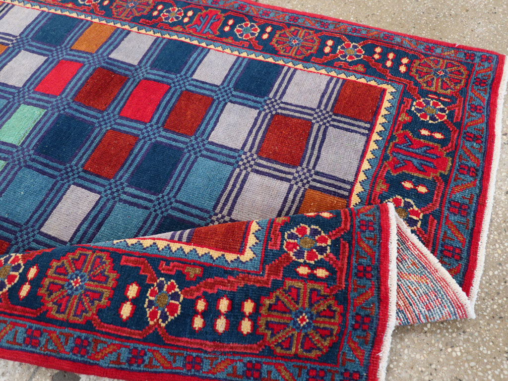 Vintage Persian Veece Throw Rug, No.31065 - Gsblank