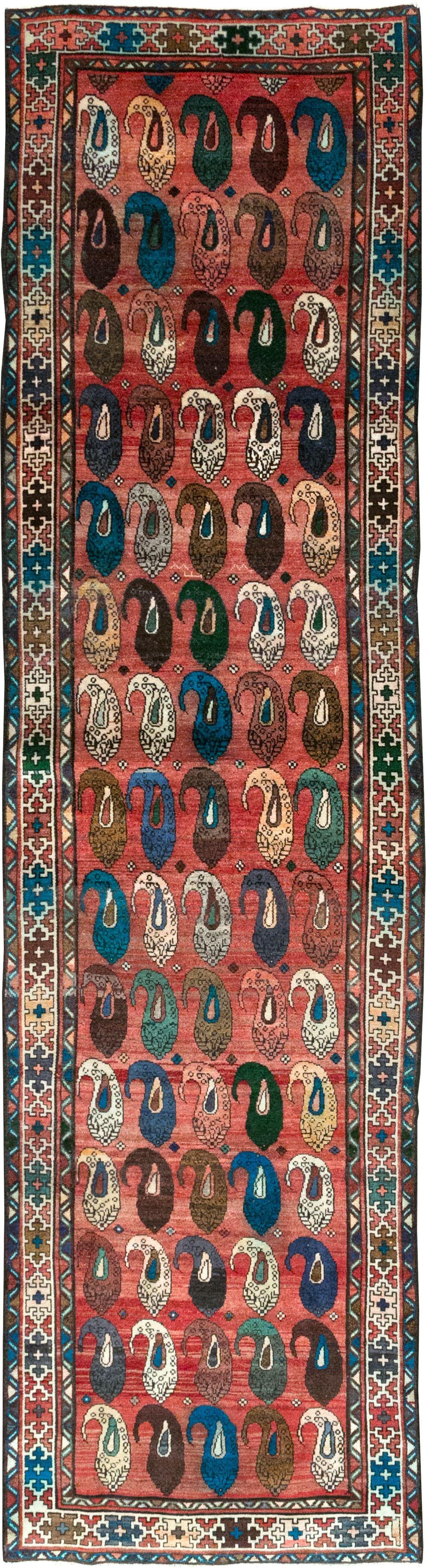 Vintage Persian Malayer Runner (Pair: 1 of 2), No.31066 - Gsblank