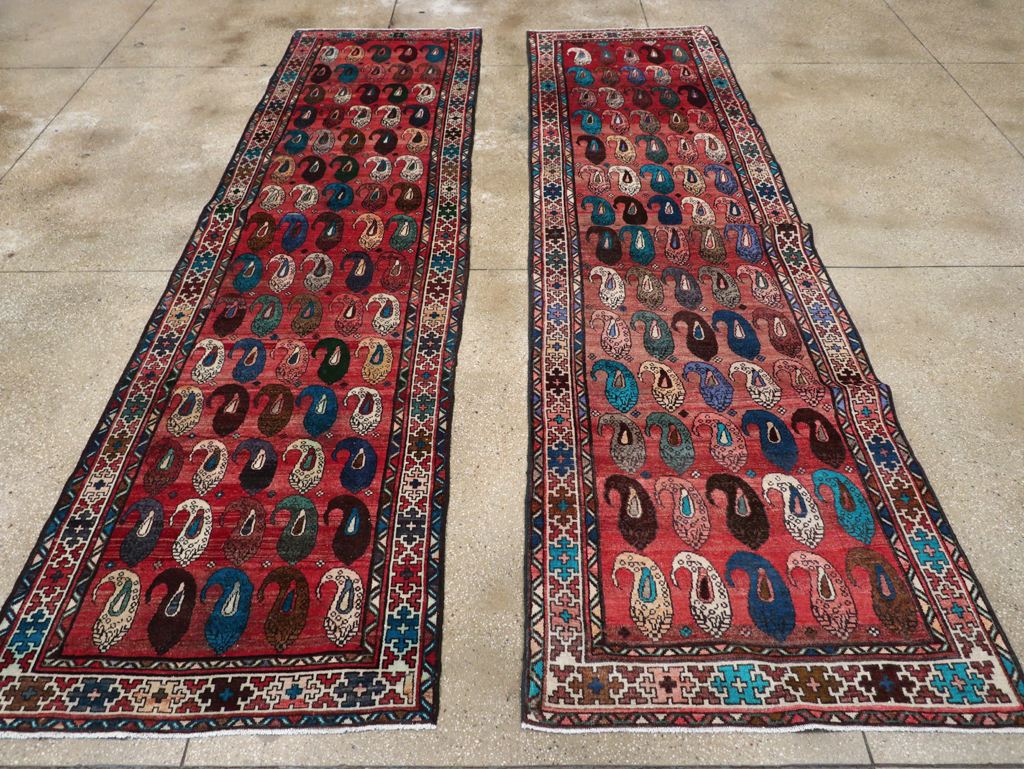 Vintage Persian Malayer Runner (Pair: 1 of 2), No.31066 - Gsblank
