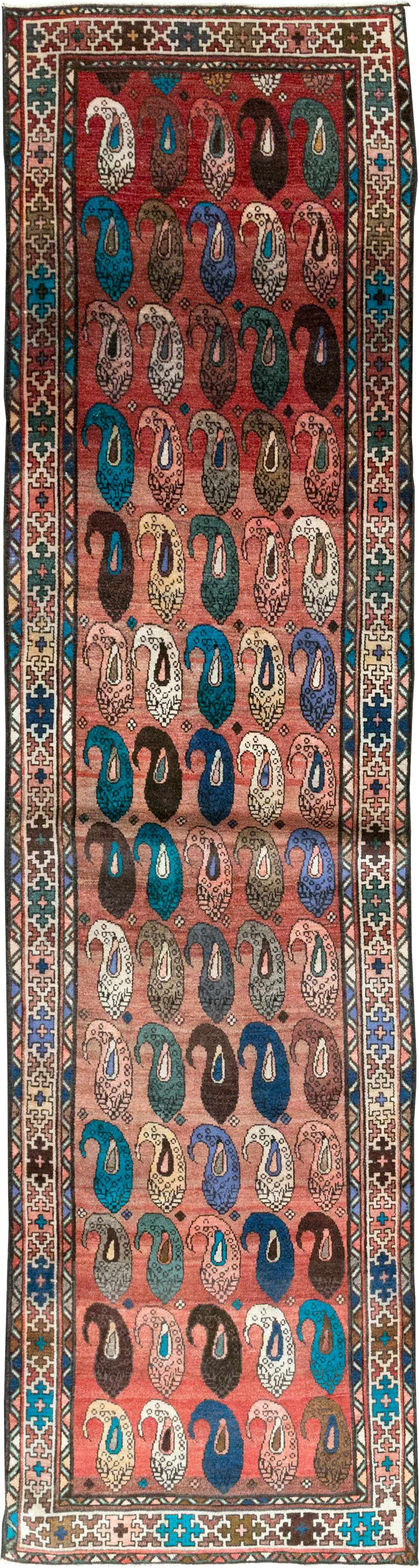 Vintage Persian Malayer Runner (Pair: 2 of 2), No.31067 - Gsblank