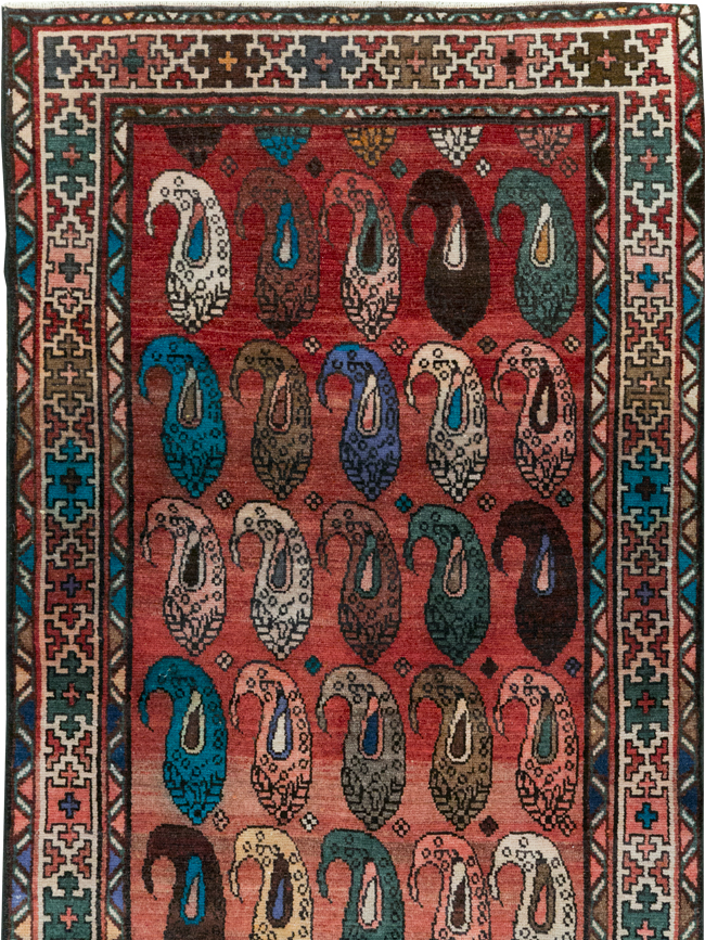 Vintage Persian Malayer Runner (Pair: 2 of 2), No.31067 - Gsblank